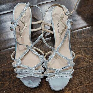 Touch of Nina Silver Dress Shoes